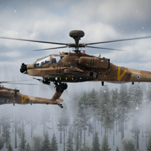 AH-64 Apache w tundrze